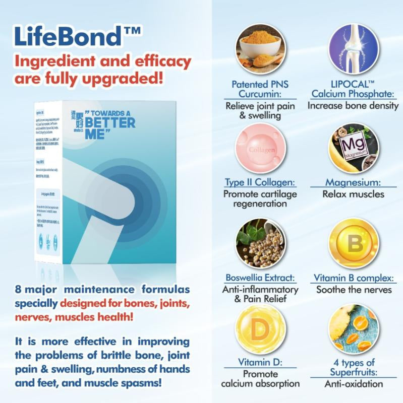 LifeBond 2 Boxes 買2盒LifeBond 骨骼关节健康饮品💥